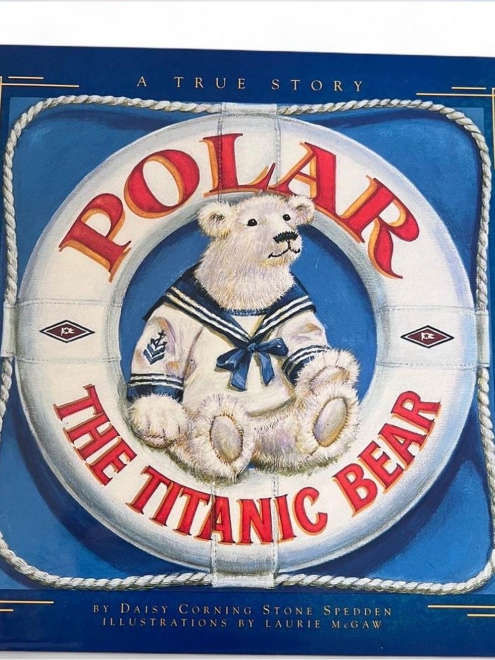Polar: The Titanic Bear Children's Book - Blue & White Cover